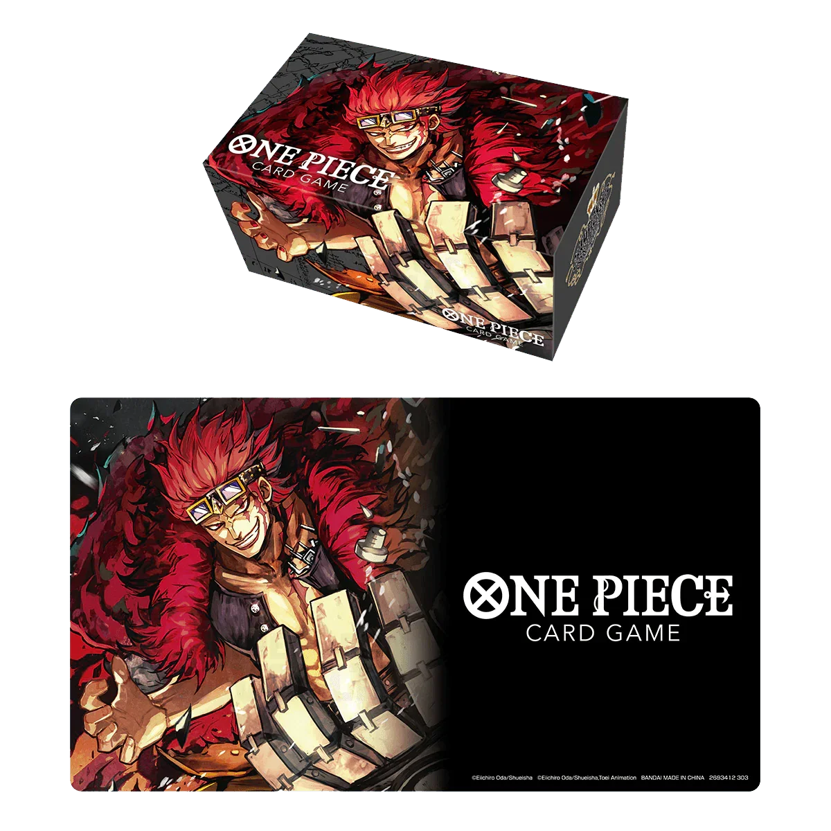 One Piece TCG - Playmat and Storage Box Set - Eustass "Captain" Kid